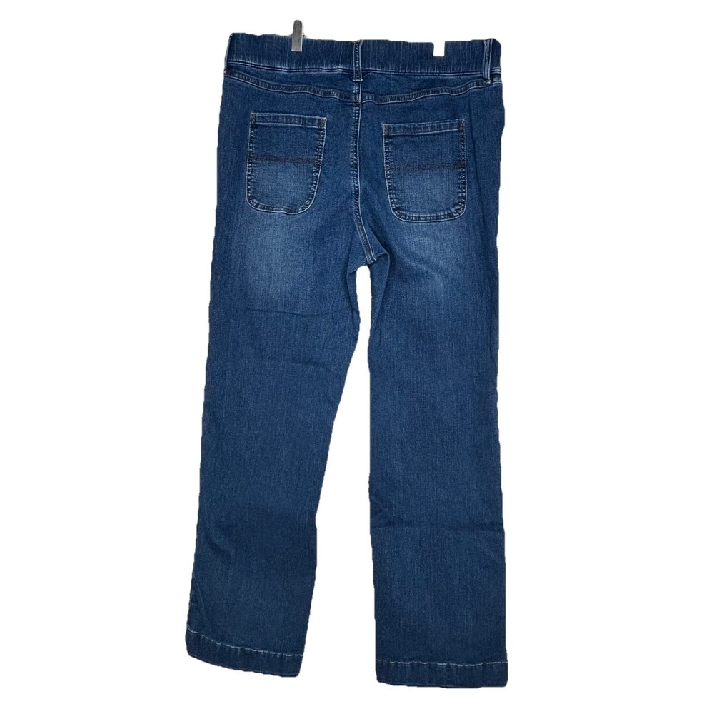 d&co. denim + company Womens‎ 16 Blue Jeans Medium Wash Denim Stretch Boot Cut